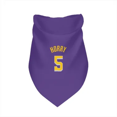 Purple Los Angeles Lakers Robert Horry   Dog & Cat Pet Bandana